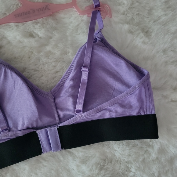 JUICY COUTURE BRAND NEW 2-PACK BRAS WIRE-FREE REMOVABLE PADS SIZE M - Picture 5 of 9